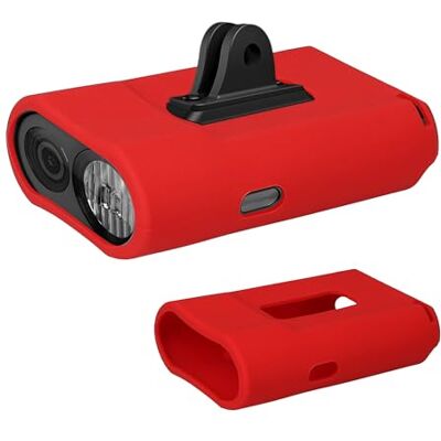 kwmobile Custodia Compatibile con Garmin Varia Vue Cover Protezione Videocamera e Luce Frontale in Silicone rosso kwmobile Custodia Compatibile con Garmin Varia Vue Cover Protezione Videocamera e Luce Frontale in Silicone rosso
