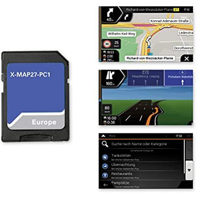 XZENT X-MAP27-PC1: scheda micro SD con navigazione per auto per Infotainer X-427, mappe per l'Europa, pacchetto P.O.I. Premium, aggiornamenti gratuiti per 1 anno XZENT X-MAP27-PC1: scheda micro SD con navigazione per auto per Infotainer X-427, mappe per l'Europa, pacchetto P.O.I. Premium, aggiornamenti gratuiti per 1 anno