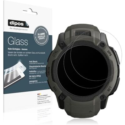 dipos 2x Pellicola Protettiva 9H opaca per Garmin Instinct 2x Solar dipos 2x Pellicola Protettiva 9H opaca per Garmin Instinct 2x Solar
