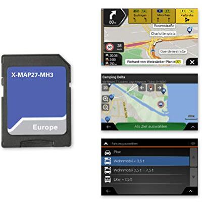 XZENT X-MAP27-MH3: Scheda Micro SD con Navigazione da Viaggio per X-427 e X-F270, Mappe per Europa, Campeggio P.O.I., Pacchetto 3 Anni di Aggiornamento Mappe Gratuito XZENT X-MAP27-MH3: Scheda Micro SD con Navigazione da Viaggio per X-427 e X-F270, Mappe per Europa, Campeggio P.O.I., Pacchetto 3 Anni di Aggiornamento Mappe Gratuito