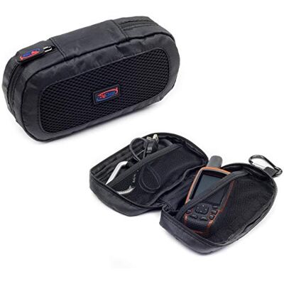 Digicharge Custodia morbida protettiva portatile per GPS Garmin GPSMAP Approach Oregon Montana etrex inReach Explorer Satellite Communicator custodia da viaggio con moschettone Digicharge Custodia morbida protettiva portatile per GPS Garmin GPSMAP Approach Oregon Montana etrex inReach Explorer Satellite Communicator custodia da viaggio con moschettone