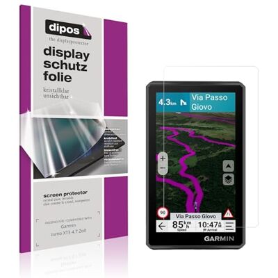 dipos 2x Pellicola Protettiva trasparente per Garmin zumo XT3 4.7 Zoll dipos 2x Pellicola Protettiva trasparente per Garmin zumo XT3 4.7 Zoll
