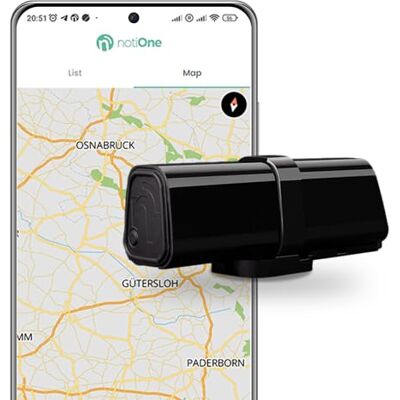 notiOne Tracker GPS basic ® Localizzatore GPS per auto per moto, biciclette, bambini Mini Tracker senza abbonamento Batteria a lunga durata Prodotto in Europa notiOne Tracker GPS basic ® Localizzatore GPS per auto per moto, biciclette, bambini Mini Tracker senza abbonamento Batteria a lunga durata Prodotto in Europa