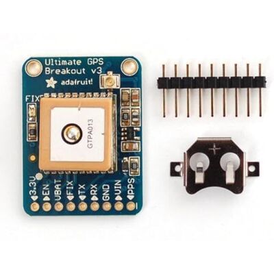 Adafruit Ultimate GPS Breakout, Modulo a 66 canali con aggiornamenti a 10 Hz, Versione 3, Blu Adafruit Ultimate GPS Breakout, Modulo a 66 canali con aggiornamenti a 10 Hz, Versione 3, Blu