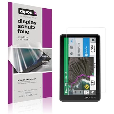 dipos 2x Pellicola Protettiva trasparente per Garmin zumo XT Tread 5,5 Zoll dipos 2x Pellicola Protettiva trasparente per Garmin zumo XT Tread 5,5 Zoll