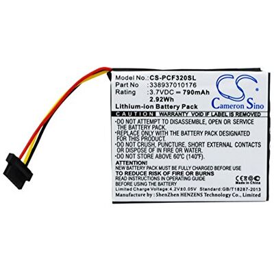 C&S Batteria agli ioni di litio 790 mAh (3.7 V) per sistema di navigazione Pioneer f320bt come 338937010176.... C&S Batteria agli ioni di litio 790 mAh (3.7 V) per sistema di navigazione Pioneer f320bt come 338937010176....