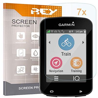 REY Pack 7X Pellicola salvaschermo per Fotocamera Garmin Edge 820 Edge 520 Edge 520 Plus, qualità Premium REY Pack 7X Pellicola salvaschermo per Fotocamera Garmin Edge 820 Edge 520 Edge 520 Plus, qualità Premium