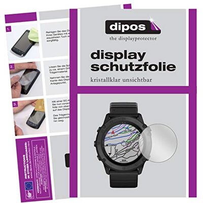 dipos 5x Pellicola Protettiva trasparente per Garmin tactix Delta dipos 5x Pellicola Protettiva trasparente per Garmin tactix Delta
