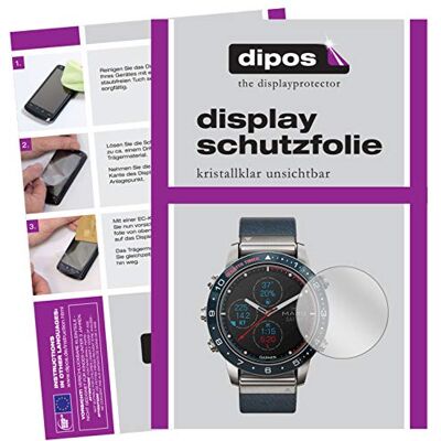 dipos 1x Pellicola Protettiva trasparente per Garmin MARQ Captain dipos 1x Pellicola Protettiva trasparente per Garmin MARQ Captain