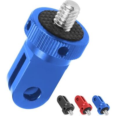 MotuTech 1/4" Vite Adattatore per Supporto Treppiede in Alluminio per Action Camera Universale per GoPro 10 9 8 Black 7 6 5 4 3 Insta360 One X X2 R GO2 DJI Osmo Action 2 SJCAM Xiaomi Xiaoyi (Blu) MotuTech 1/4" Vite Adattatore per Supporto Treppiede in Alluminio per Action Camera Universale per GoPro 10 9 8 Black 7 6 5 4 3 Insta360 One X X2 R GO2 DJI Osmo Action 2 SJCAM Xiaomi Xiaoyi (Blu)