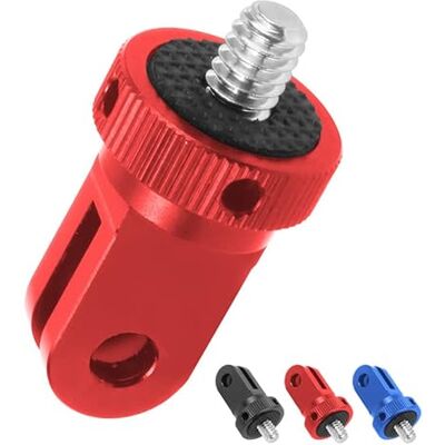 MotuTech 1/4" Vite Adattatore per Supporto Treppiede in Alluminio per Action Camera Universale per GoPro 10 9 8 Black 7 6 5 4 3 Insta360 One X X2 R GO2 DJI Osmo Action 2 SJCAM Xiaomi Xiaoyi (Rosso) MotuTech 1/4" Vite Adattatore per Supporto Treppiede in Alluminio per Action Camera Universale per GoPro 10 9 8 Black 7 6 5 4 3 Insta360 One X X2 R GO2 DJI Osmo Action 2 SJCAM Xiaomi Xiaoyi (Rosso)