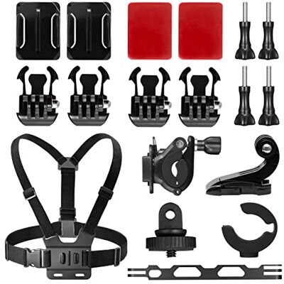 AKASO Kit Accessori da Sci per Action Cam Compatibile con EK7000/EK7000 Pro/Brave 4/Brave 4 Pro/Brave7 LE/Brave 7/Brave 8/V50X/V50 Pro/V50 Elite/GoPro/DJI/Apexcam e Action Cam di Altri Marchi AKASO Kit Accessori da Sci per Action Cam Compatibile con EK7000/EK7000 Pro/Brave 4/Brave 4 Pro/Brave7 LE/Brave 7/Brave 8/V50X/V50 Pro/V50 Elite/GoPro/DJI/Apexcam e Action Cam di Altri Marchi