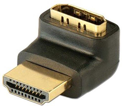 Lindy 41086 Adattatore Mini HDMI Tipo A 19 poli M/F a 90 gradi "Sù