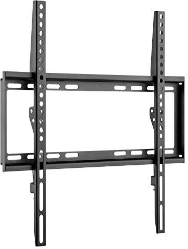 goobay 49730 Supporto da parete da 55 pollici, extra piatto, per televisori grandi da 32 a 55" fino a 35 kg, VESA max. 400 x 400