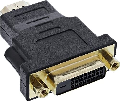 InLine 17670P cavo di interfaccia e adattatore HDMI DVI-D Nero