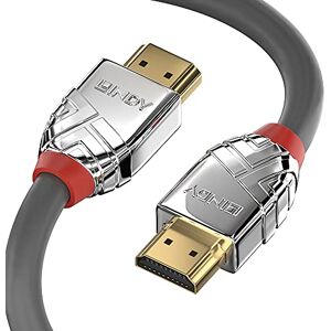 Lindy Cavo HDMI 2.0 Cromo Line 3 Metri, Cavetto High Speed 4k@60Hz 18G 3D 1080p HDCP 2.2 120Hz 144Hz Certificato HDR, ARC, CEC, ATC Compatibile con TV, Monitor, Xbox, PS5, Blu-ray, Ethernet Lindy Cavo HDMI 2.0 Cromo Line 3 Metri, Cavetto High Speed 4k@60Hz 18G 3D 1080p HDCP 2.2 120Hz 144Hz Certificato HDR, ARC, CEC, ATC Compatibile con TV, Monitor, Xbox, PS5, Blu-ray, Ethernet