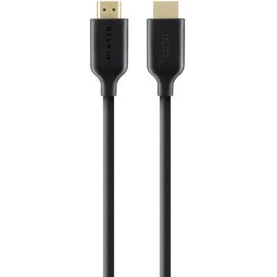Belkin F3Y021BT1M Cavo HDMI High Speed con Ethernet, Connettori Dorati, 1 m Belkin F3Y021BT1M Cavo HDMI High Speed con Ethernet, Connettori Dorati, 1 m