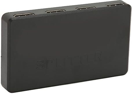 Sxhlseller Splitter HDM I 4K 3840x2160 1x4, Display HD Simultaneo, Ampia compatibilità, flessibilità Ed espandibilità, Display Multischermo, Facile da Usare, Splitter HDM I per Set Top Box