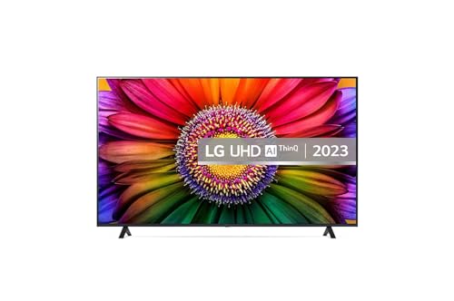 LG Smart TV 70 Pollici 4K Ultra HD Display LED Sistema Operativo WebOs Classe F colore Nero 70UR80003LJ