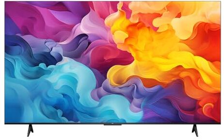 TCL 75V6B TV 75”, 4K HDR, Ultra HD, Google TV con design senza bordi, Dolby Audio, compatibile con Google Assistant e Alexa