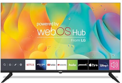 Cello Smart TV 43" LG WebOS HD Ready Televisore con Triplo Sintonizzatore S2 T2 FreeSat Bluetooth Disney+ Netflix Apple TV+ Prime Video Made in Europe