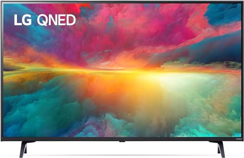 LG QNED 43'' Serie QNED75 2023 43QNED756RA Smart TV 4K, Tecnologia Quantum Dot NanoCell, Processore α5 Gen6, Filmmaker Mode, Game Optimizer, Alexa, Wi-Fi, webOS 23, Telecomando puntatore