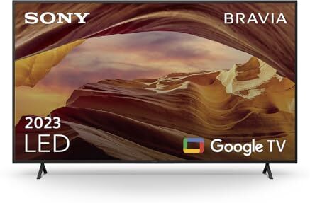 Sony BRAVIA, KD-75X75WL, LED, 4K HDR, Google TV, ECO PACK, BRAVIA CORE, Narrow Bezel Design + Modello 2023