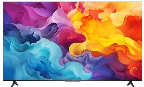 TCL 55V6B TV 55”, 4K HDR, Ultra HD, Google TV con design senza bordi, Dolby Audio, compatibile con Google Assistant e Alexa