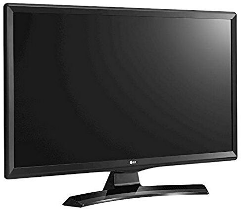 LG 24MT49VF 24" HD Ready Computer Monitor TV LED Display, 250 cd/m², 1366 x 768 pixels, Certificato tivùsat, Nero