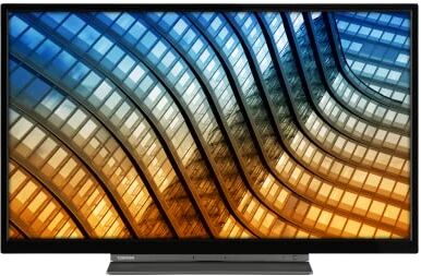 Toshiba Smart TV 32" HD Ready 32WK3C63DA, TV 32 Pollici con Alexa Integrata, Compatibile con Alexa e Google Assistant, Digitale DVB-T2, DLED, HDR10, Dolby Audio