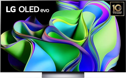 LG OLED evo 55'', Smart TV 4K, OLED55C34LA, Serie C3 2023, Processore α9 Gen6, Brightness Booster, OLED Dynamic Tone Mapping Pro, Dolby Vision, 4 HDMI 2.1 @48Gbps, VRR, Alexa, ThinQ AI, webOS 23