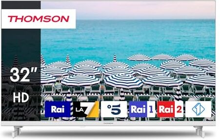 Thomson 32 Pollici (80 cm) Easy TV LED HD TV 32HD2S13W -2023