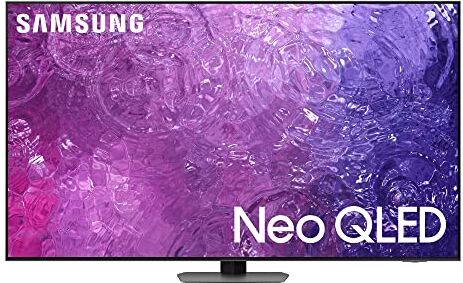 Samsung TV Neo QLED QE65QN90CATXZT, Smart TV 65" Serie QN90C, Neo QLED 4K UHD, Dolby Atmos, Alexa e Google Assistant integrati, Carbon Silver, 2023, DVB-T2