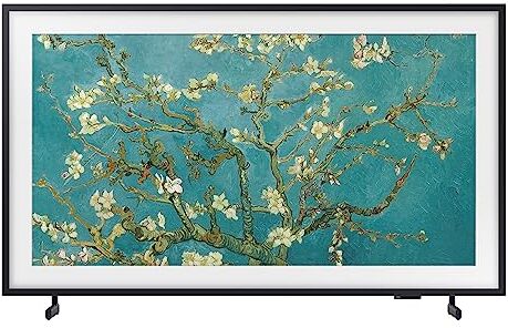 Samsung Lifestyle TV QE32LS03CBUXZT The Frame QLED Full HD, Smart TV 32" Matte Display, Art Mode, OTS Lite, Integrato con Bixby e Alexa compatibile con Google Assistant, Black 2023