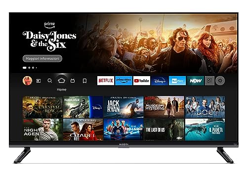 Xiaomi F2 32" Smart Fire TV 71 cm (LED HD, HDR10, Prime Video, Netflix, Controllo vocale Alexa, HDMI, Bluetooth, USB, Triplo Tuner, Dolby Audio e DTS, Telecomando a 360°)