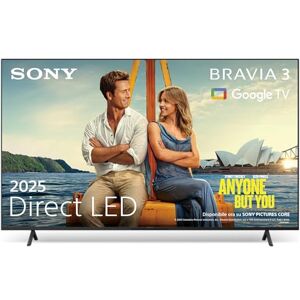 Sony BRAVIA 3 Direct LED Altoparlante X-Balanced Dolby Vision/Atmos IMAX Enhanced Google TV (2025) Google Cast Apple AirPlay 2 Eco Dashboard 2 Game Menu 2-55pollici Sony BRAVIA 3 Direct LED Altoparlante X-Balanced Dolby Vision/Atmos IMAX Enhanced Google TV (2025) Google Cast Apple AirPlay 2 Eco Dashboard 2 Game Menu 2-55pollici