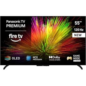 Panasonic Premium TV-55Z80BEZ, Serie Z80B, 55 Pollici, Smart TV 4K Ultra HD OLED, 2025, Fire TV, Dolby Vision e Atmos, Modalità Game Extreme, Supporto Alexa e Apple, Bluetooth, Nero Panasonic Premium TV-55Z80BEZ, Serie Z80B, 55 Pollici, Smart TV 4K Ultra HD OLED, 2025, Fire TV, Dolby Vision e Atmos, Modalità Game Extreme, Supporto Alexa e Apple, Bluetooth, Nero