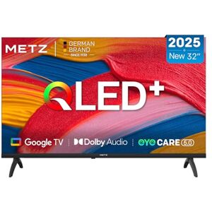 Metz QLED 32 Pollici Smart TV HD, 32MQF7000Z, HDR10, Dolby Audio, Riduzione Luce Blu, Google TV, Googlecast,Tuner DVB-T/T2/C/S/S2/Analogico Metz QLED 32 Pollici Smart TV HD, 32MQF7000Z, HDR10, Dolby Audio, Riduzione Luce Blu, Google TV, Googlecast,Tuner DVB-T/T2/C/S/S2/Analogico