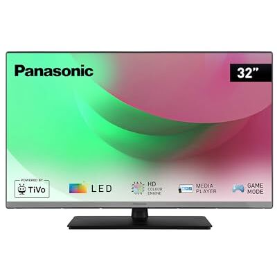 Panasonic TB-32S45AEZ, Serie S45 32 pollici Smart TV LED Full HD, 2024, TiVo, Controllo Vocale Google e Alexa, Game Mode, Media Player, HDR, HDMI, WLAN, Per un'Esperienza Visiva Ottimale Panasonic TB-32S45AEZ, Serie S45 32 pollici Smart TV LED Full HD, 2024, TiVo, Controllo Vocale Google e Alexa, Game Mode, Media Player, HDR, HDMI, WLAN, Per un'Esperienza Visiva Ottimale