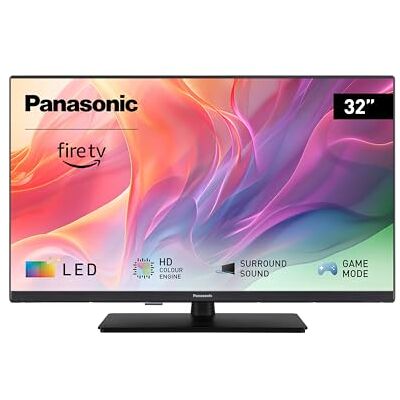 Panasonic TV-32S55AEZ, Serie S55 32 pollici Smart TV LED Full HD, 2024, Fire TV, HD Colour Engine, HDR, Alexa Voice Control, Game Mode, Media Player, Per un'Esperienza Visiva Ottimale Panasonic TV-32S55AEZ, Serie S55 32 pollici Smart TV LED Full HD, 2024, Fire TV, HD Colour Engine, HDR, Alexa Voice Control, Game Mode, Media Player, Per un'Esperienza Visiva Ottimale