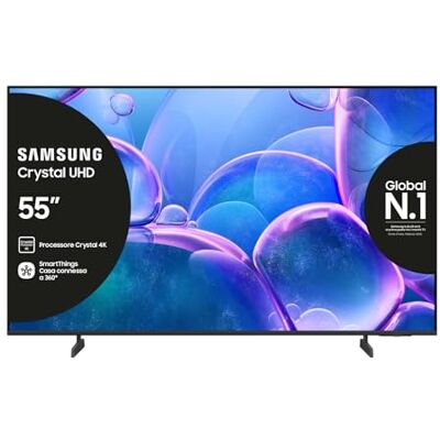 Samsung Crystal UHD 4K Smart TV 55'' UE55U7000FUXZT, Crystal 4K Processor, HDR, Smart Experience, OTS Lite & Adaptive Sound, Metal Stream Design, 2025 Samsung Crystal UHD 4K Smart TV 55'' UE55U7000FUXZT, Crystal 4K Processor, HDR, Smart Experience, OTS Lite & Adaptive Sound, Metal Stream Design, 2025
