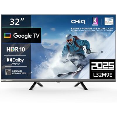 Fuego CHiQ L32M9E 32" HD Smart Google TV - Televisore Fuego CHiQ L32M9E 32" HD Smart Google TV - Televisore