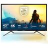 Philips Momentum Console Gaming Monitor 43", 4K UHD 3840 x 2160, Low Input Lag, Adaptive Sync, HDR 1000, LED MVA, Quantum Dot, Ambiglow, Audio Integrato DTS, Multiview ( PiP, PbP ), 2 HDMI, Nero