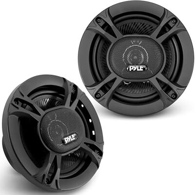 Pyle Altoparlanti Auto 3 Vie 300W 16,5 cm 4 Ohm, Tweeter Piezo, Audio Universale Alta Potenza, Ricambio OEM Porta Auto, Nero Pyle Altoparlanti Auto 3 Vie 300W 16,5 cm 4 Ohm, Tweeter Piezo, Audio Universale Alta Potenza, Ricambio OEM Porta Auto, Nero