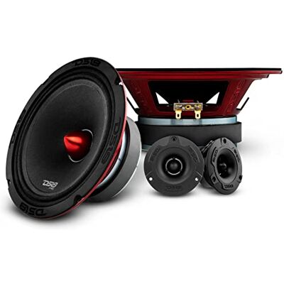 DS18 Pacchetto completo Include 2 altoparlanti pro-x6.4bm da 16,50 cm da 250 watt rms e 500 watt max e 2 tweeter Super Bullet in alluminio twx1/bk neri da 10,00 cm DS18 Pacchetto completo Include 2 altoparlanti pro-x6.4bm da 16,50 cm da 250 watt rms e 500 watt max e 2 tweeter Super Bullet in alluminio twx1/bk neri da 10,00 cm