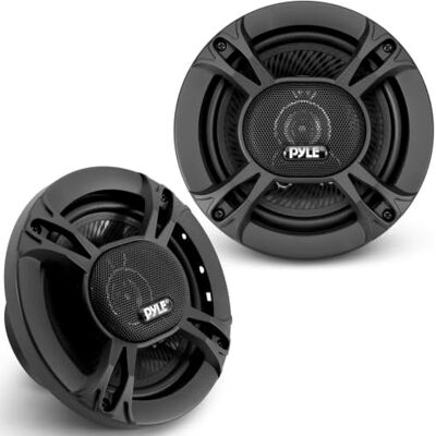 Pyle Altoparlanti Auto 3 Vie 300W 16,5 cm 4 Ohm, Tweeter Piezo, Audio Universale Alta Potenza, Ricambio OEM Porta Auto, Nero Pyle Altoparlanti Auto 3 Vie 300W 16,5 cm 4 Ohm, Tweeter Piezo, Audio Universale Alta Potenza, Ricambio OEM Porta Auto, Nero