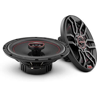 DS18 Altoparlanti coassiali a 3 vie, 150 W, con griglia a rete, 4 Ohm, venduti in coppia DS18 Altoparlanti coassiali a 3 vie, 150 W, con griglia a rete, 4 Ohm, venduti in coppia