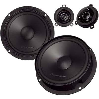 Pioneer TS-Q160C-VW Sistema di altoparlanti componenti a 2 vie da 16,5 cm (6,5") per VW, Audi, Seat e Skoda (350 W max., 50 W RMS), tweeter separato Pioneer TS-Q160C-VW Sistema di altoparlanti componenti a 2 vie da 16,5 cm (6,5") per VW, Audi, Seat e Skoda (350 W max., 50 W RMS), tweeter separato