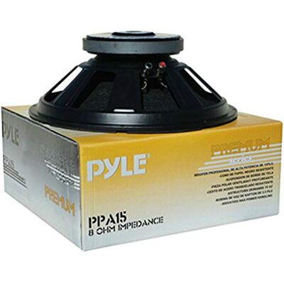 Pyle 1 WOOFER PPA15 altoparlante diffusore da 38,00 cm 380 mm 15" da 400 watt rms e 800 watt max con impedenza 8 ohm per casa feste party, 1 pezzo Pyle 1 WOOFER PPA15 altoparlante diffusore da 38,00 cm 380 mm 15" da 400 watt rms e 800 watt max con impedenza 8 ohm per casa feste party, 1 pezzo