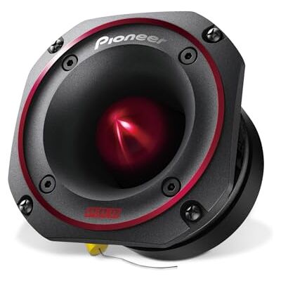 Pioneer P.R.O. Series Altoparlanti da 4" (coppia) – 500 W Max, perfetti per build ad alto SPL e audio per auto di livello professionale, tweeter stile proiettile Pioneer P.R.O. Series Altoparlanti da 4" (coppia) – 500 W Max, perfetti per build ad alto SPL e audio per auto di livello professionale, tweeter stile proiettile